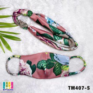 Annaella Headband / Turban & Face Mask Set, TM407S